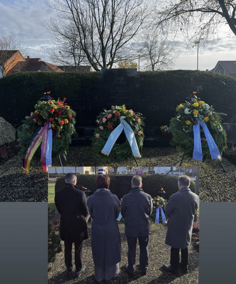 Volkstrauertag in Hainburg – Gedenkfeier mit Kranzniederlegung